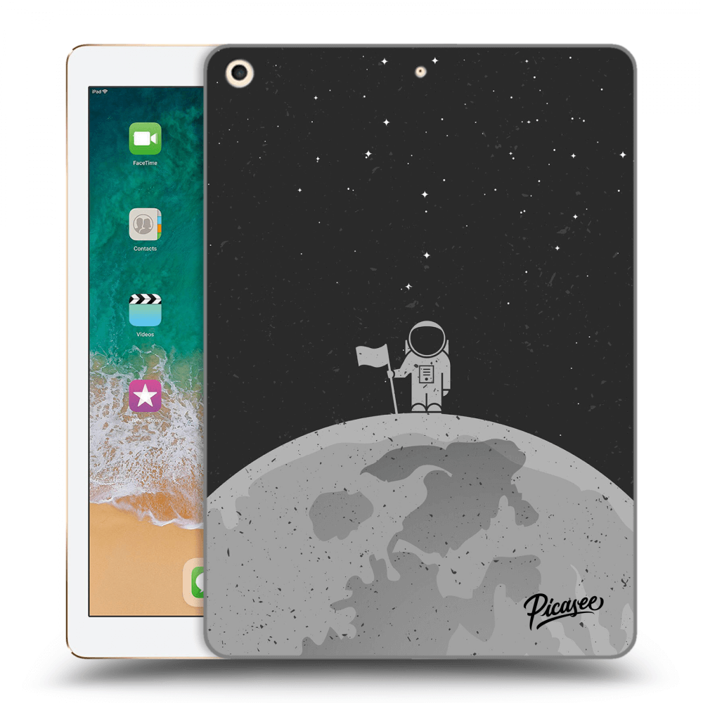 Picasee silikonski prozorni ovitek za Apple iPad 9.7" 2017 (5. gen) - Astronaut