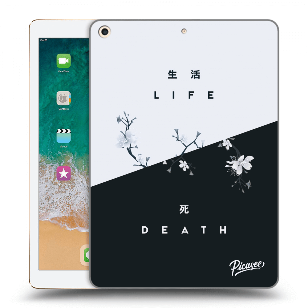 Picasee silikonski prozorni ovitek za Apple iPad 9.7" 2017 (5. gen) - Life - Death