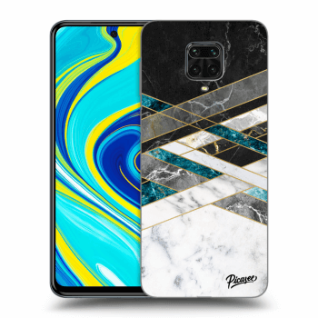 Ovitek za Xiaomi Redmi Note 9 Pro - Black & White geometry