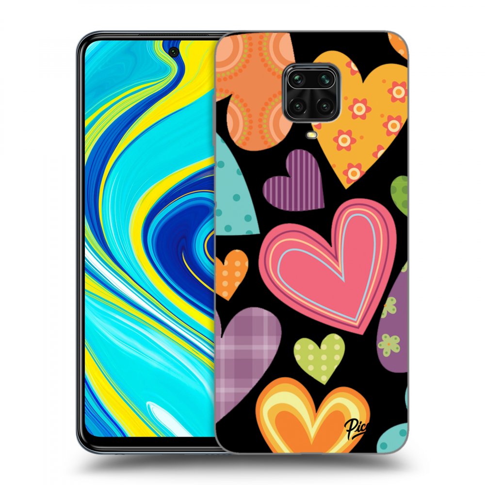 Picasee ULTIMATE CASE za Xiaomi Redmi Note 9 Pro - Colored heart