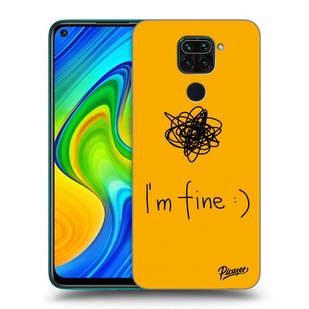 Picasee ULTIMATE CASE za Xiaomi Redmi Note 9 - I am fine
