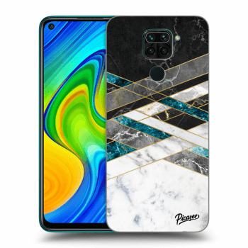 Ovitek za Xiaomi Redmi Note 9 - Black & White geometry