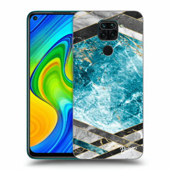 Ovitek za Xiaomi Redmi Note 9 - Blue geometry