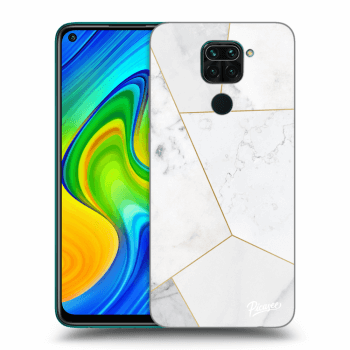 Ovitek za Xiaomi Redmi Note 9 - White tile