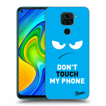 Ovitek za Xiaomi Redmi Note 9 - Angry Eyes - Blue