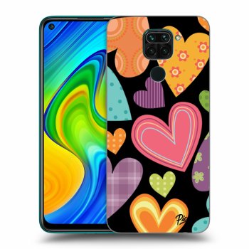 Ovitek za Xiaomi Redmi Note 9 - Colored heart
