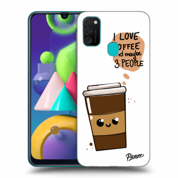 Ovitek za Samsung Galaxy M21 M215F - Cute coffee