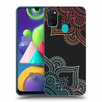 Ovitek za Samsung Galaxy M21 M215F - Flowers pattern