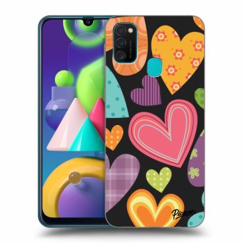 Ovitek za Samsung Galaxy M21 M215F - Colored heart