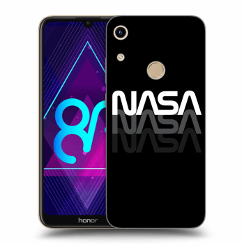 Picasee silikonski črni ovitek za Honor 8A - NASA Triple