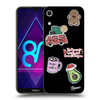 Ovitek za Honor 8A - Christmas Stickers