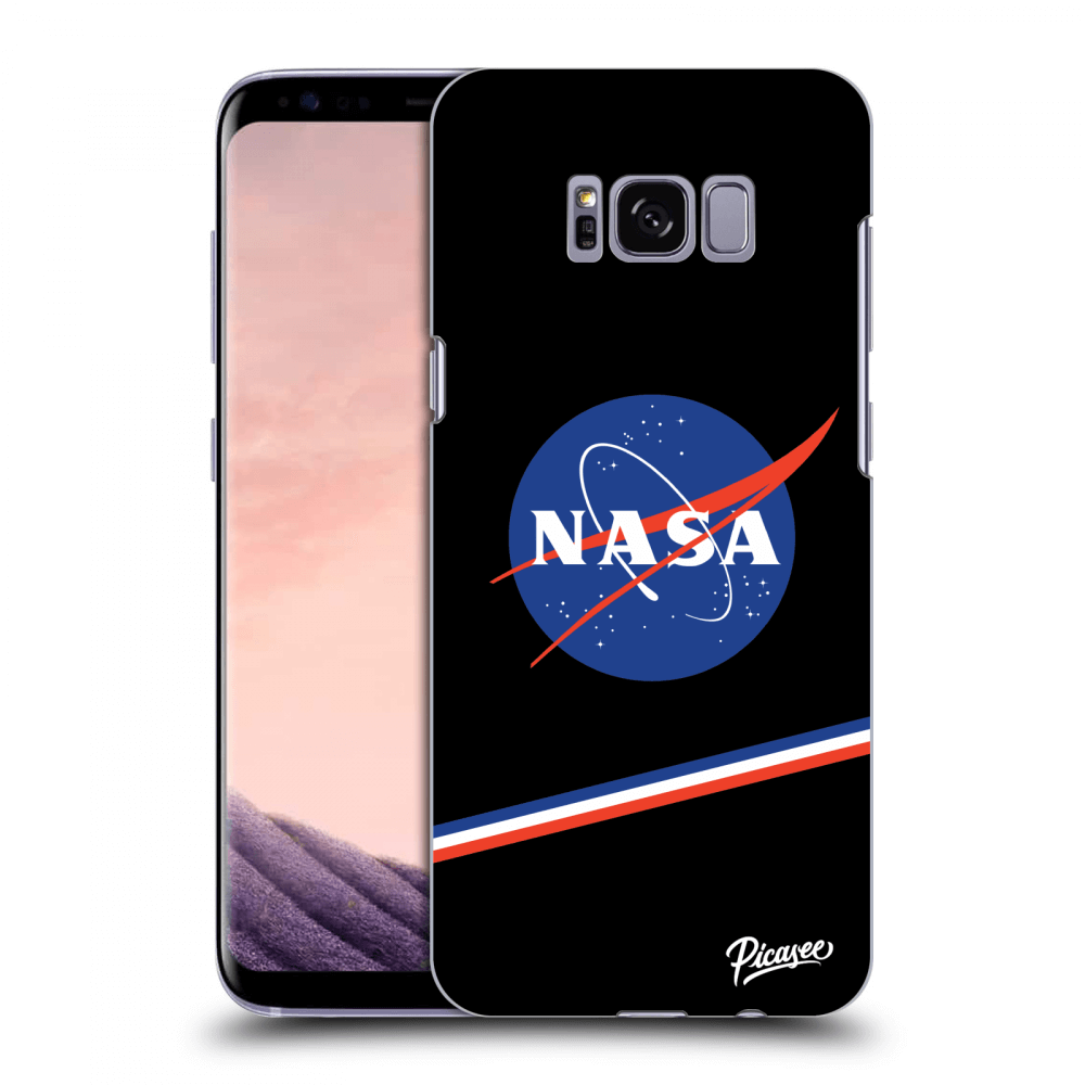 Picasee silikonski črni ovitek za Samsung Galaxy S8 G950F - NASA Original