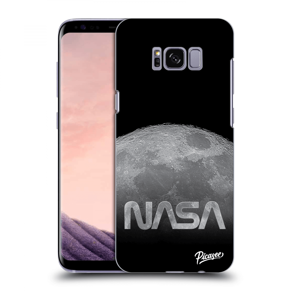 Picasee silikonski črni ovitek za Samsung Galaxy S8 G950F - Moon Cut