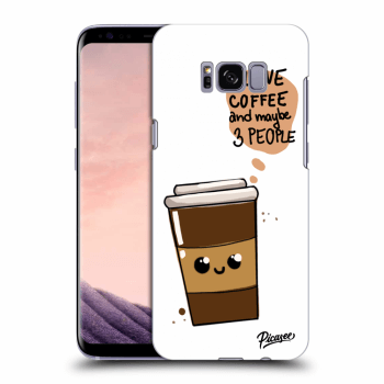 Picasee silikonski prozorni ovitek za Samsung Galaxy S8 G950F - Cute coffee