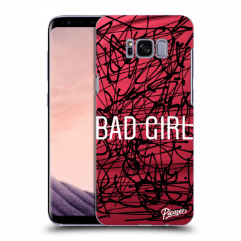 Picasee silikonski črni ovitek za Samsung Galaxy S8 G950F - Bad girl