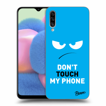 Ovitek za Samsung Galaxy A30s A307F - Angry Eyes - Blue