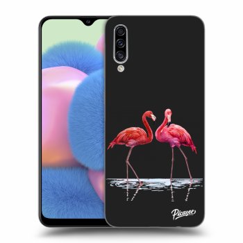 Ovitek za Samsung Galaxy A30s A307F - Flamingos couple
