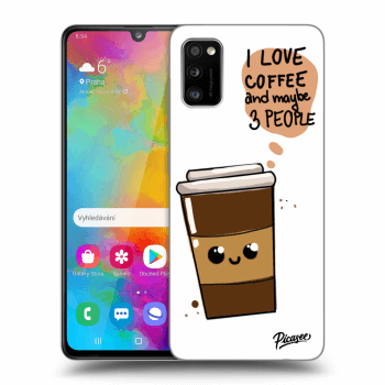 Picasee silikonski prozorni ovitek za Samsung Galaxy A41 A415F - Cute coffee