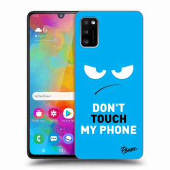 Ovitek za Samsung Galaxy A41 A415F - Angry Eyes - Blue