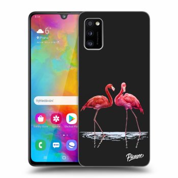 Ovitek za Samsung Galaxy A41 A415F - Flamingos couple