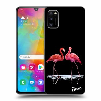 Ovitek za Samsung Galaxy A41 A415F - Flamingos couple