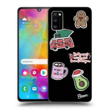 Ovitek za Samsung Galaxy A41 A415F - Christmas Stickers