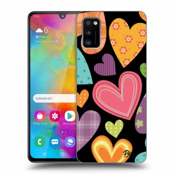 Ovitek za Samsung Galaxy A41 A415F - Colored heart
