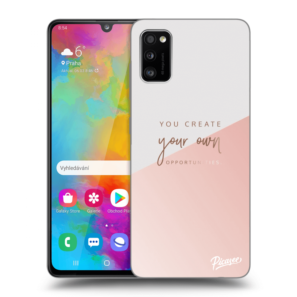 Picasee silikonski črni ovitek za Samsung Galaxy A41 A415F - You create your own opportunities