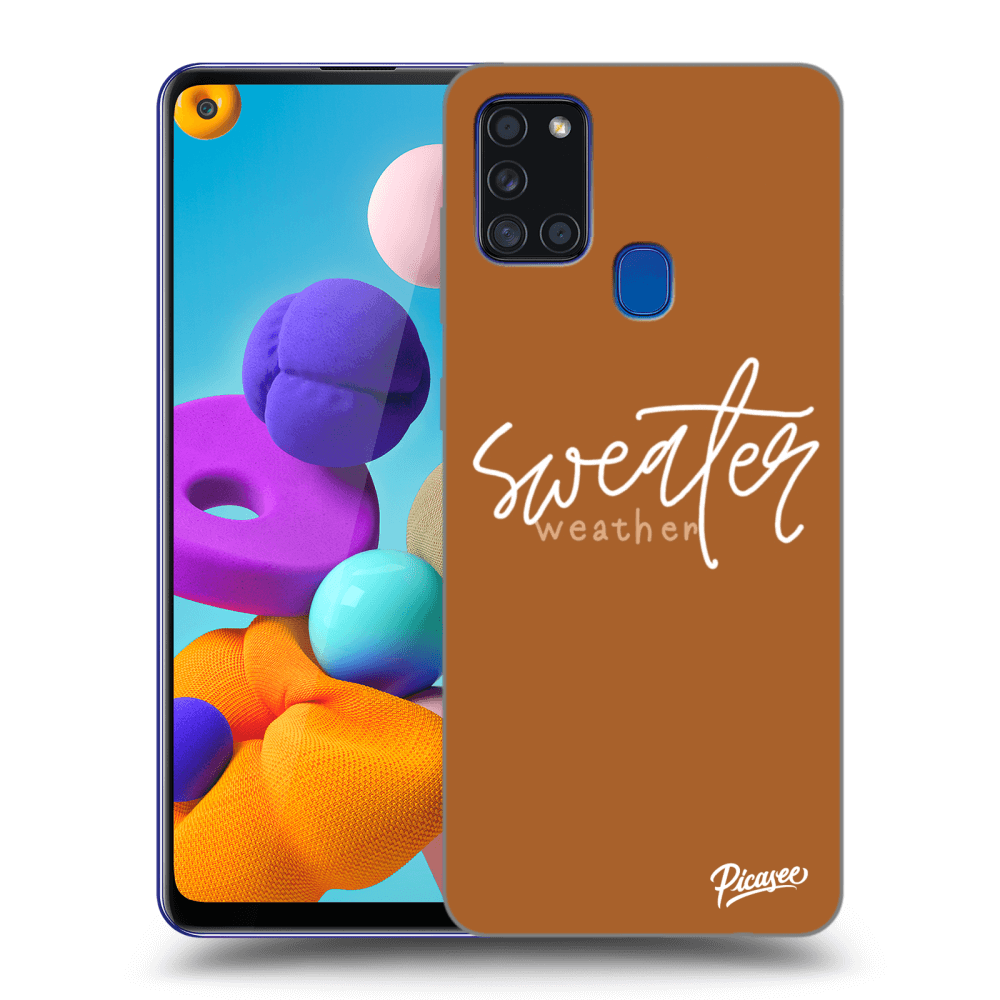 Picasee ULTIMATE CASE za Samsung Galaxy A21s - Sweater weather