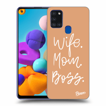 Ovitek za Samsung Galaxy A21s - Boss Mama