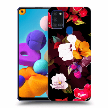 Ovitek za Samsung Galaxy A21s - Flowers and Berries