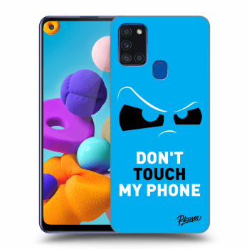 Ovitek za Samsung Galaxy A21s - Cloudy Eye - Blue