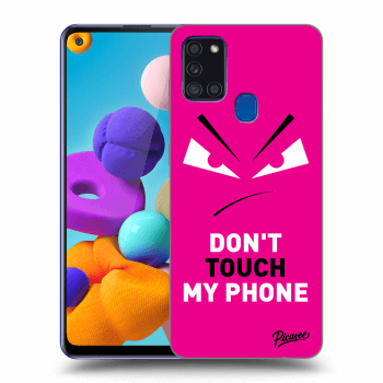 Ovitek za Samsung Galaxy A21s - Evil Eye - Pink
