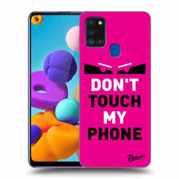 Ovitek za Samsung Galaxy A21s - Shadow Eye - Pink