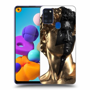 Ovitek za Samsung Galaxy A21s - Wildfire - Gold