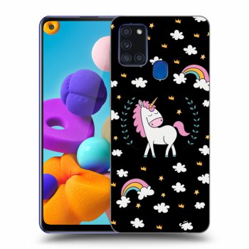 Ovitek za Samsung Galaxy A21s - Unicorn star heaven