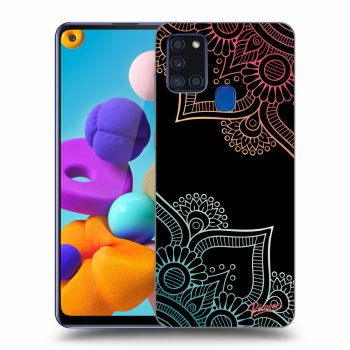 Ovitek za Samsung Galaxy A21s - Flowers pattern