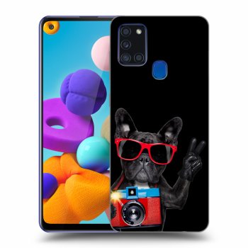 Ovitek za Samsung Galaxy A21s - French Bulldog