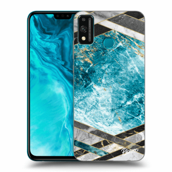 Ovitek za Honor 9X Lite - Blue geometry