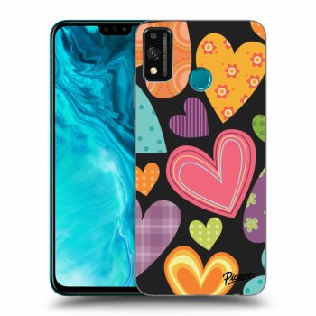 Ovitek za Honor 9X Lite - Colored heart