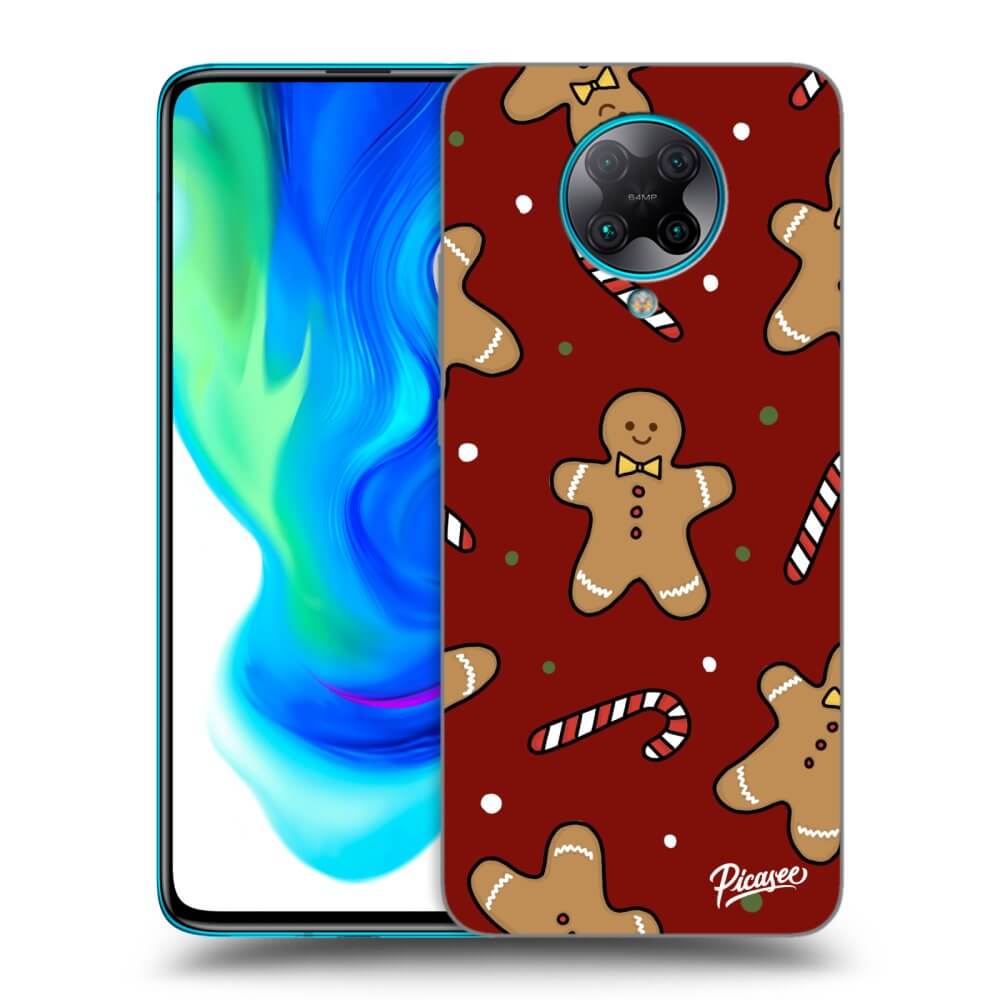 Picasee silikonski črni ovitek za Xiaomi Poco F2 Pro - Gingerbread 2
