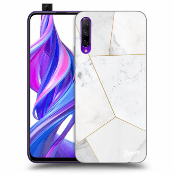 Ovitek za Honor 9X Pro - White tile