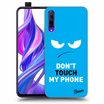 Ovitek za Honor 9X Pro - Angry Eyes - Blue