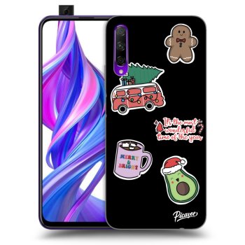 Ovitek za Honor 9X Pro - Christmas Stickers