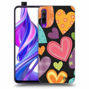 Ovitek za Honor 9X Pro - Colored heart