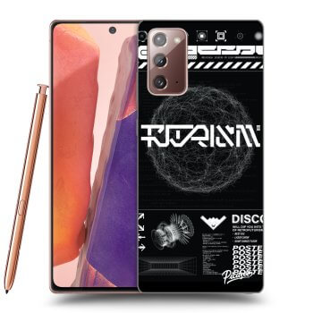 Picasee silikonski prozorni ovitek za Samsung Galaxy Note 20 - BLACK DISCO