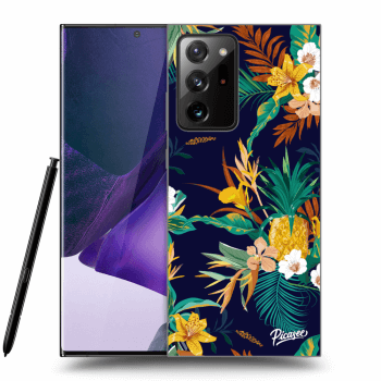 Picasee silikonski črni ovitek za Samsung Galaxy Note 20 Ultra - Pineapple Color