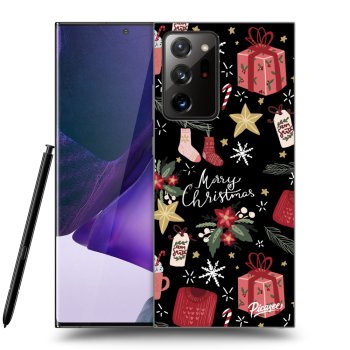 Picasee silikonski črni ovitek za Samsung Galaxy Note 20 Ultra - Christmas