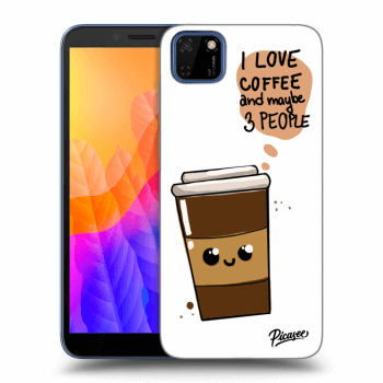 Picasee silikonski prozorni ovitek za Huawei Y5P - Cute coffee