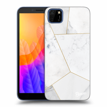 Ovitek za Huawei Y5P - White tile